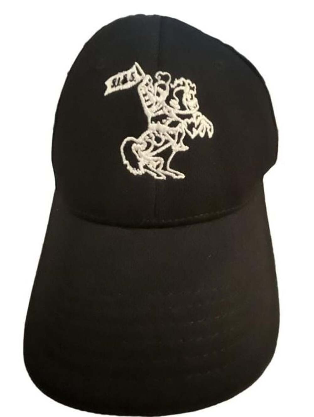 OTTO Brand Black Embroidered Knight with S.I.S.S logo.